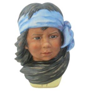 Gregory Perillo Apache Boy Bust